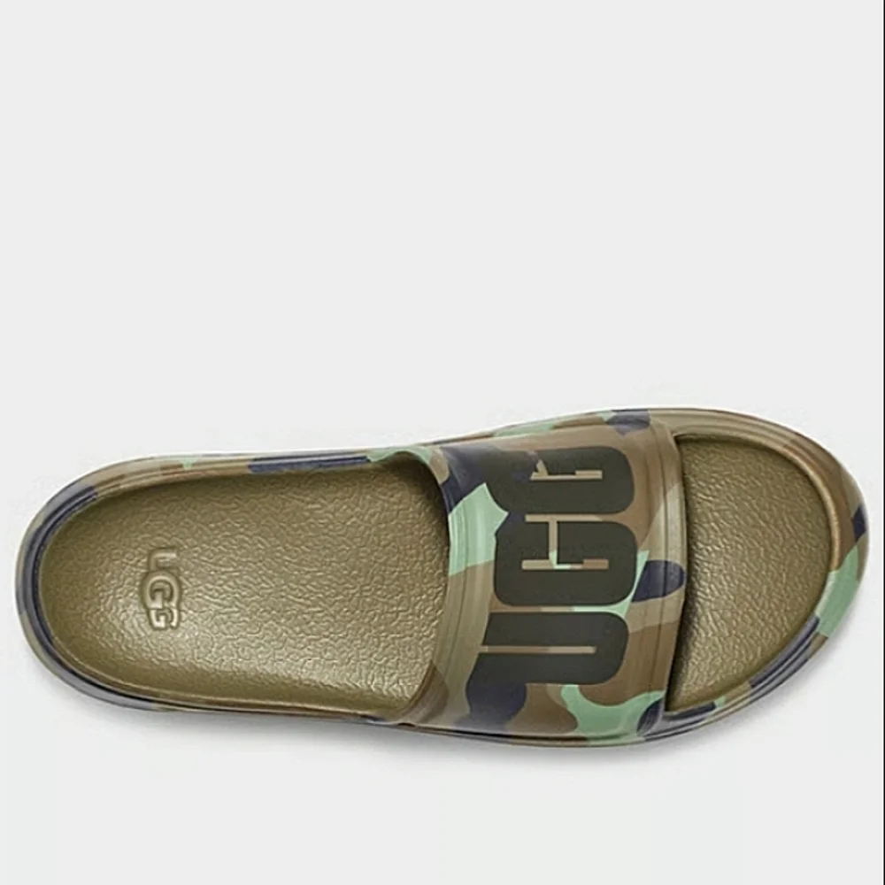 New w/Box UGG Wilcox Men's Camo Logo Slides Size 14